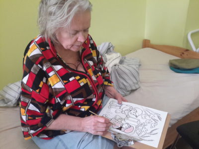 Индивидуальные творческие занятия с пожилыми