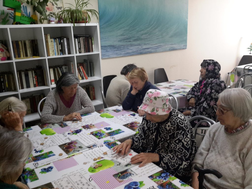 Творческие занятия с пожилыми, оригами, Русское Лото