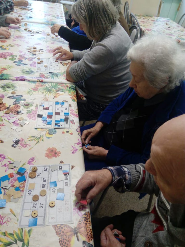 Игровой день в пансионате для пожилых "Ялта - Нарвская" и "Ялта - Петергоф"