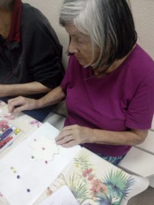 Пластилинография - занятия с пожилыми в пансионате