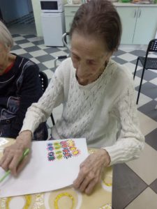 Правополушарное рисование для пожилых в пансионате "Ялта"