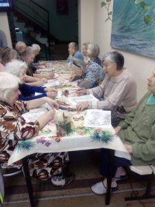Занятия с пожилыми "Антистресс" в пансионате "Ялта"