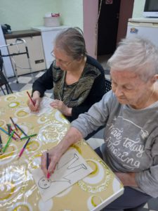 Диагностическое творческое задание для пожилых в пансионатах "ЯЛТА"