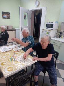 Географическая игра, посвященная Дню России в пансионатах для пожилых «Ялта»
